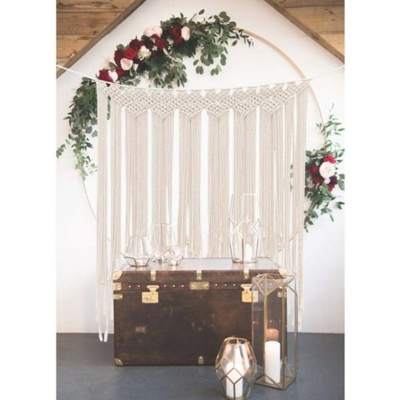 Macrame Wall Art Hanging Boho Decor LARGE Ivory - Picture 2 of 9